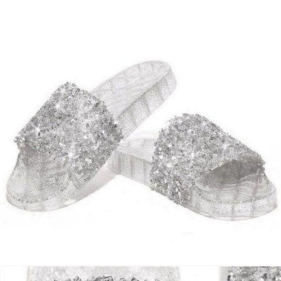 ❤New embellished sparkle slides - Picture 2 of 4